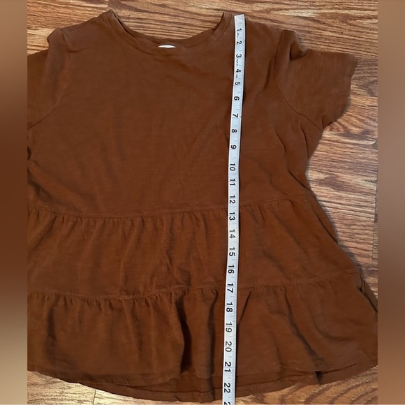 Time and Tru Tiered Short Sleeve Top - Picture 4 of 5